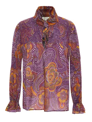 Joyce & Girls Mustard Shirt Tribal Orange
