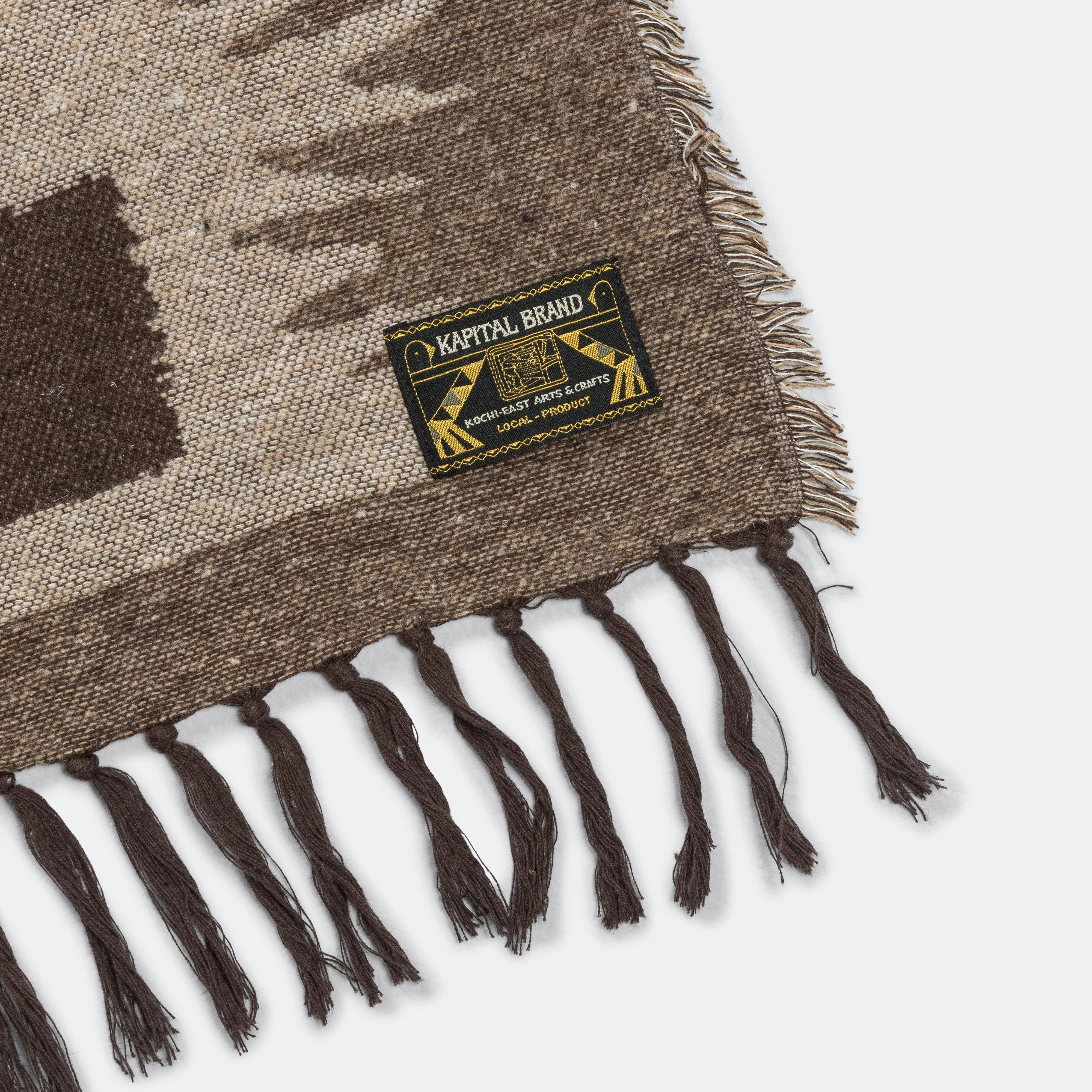 KAPITAL SPEAKEASY Blanket - BrownBeige