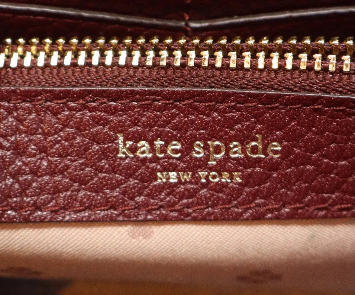 Kate Spade Burgundy Leather Wallet