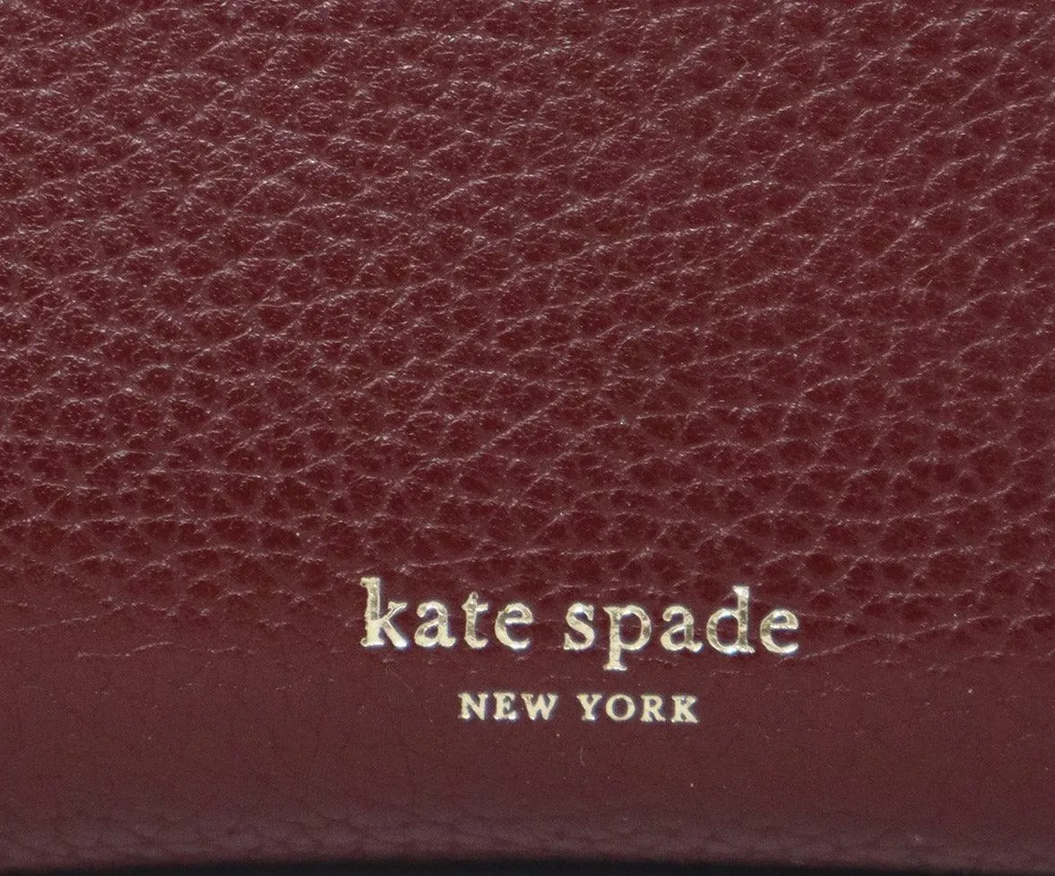 Kate Spade Burgundy Leather Wallet