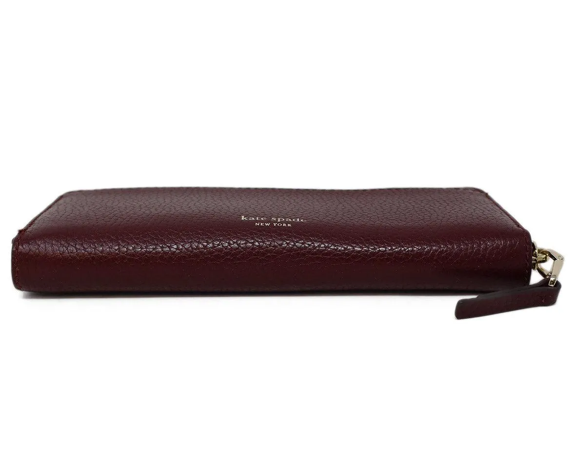 Kate Spade Burgundy Leather Wallet