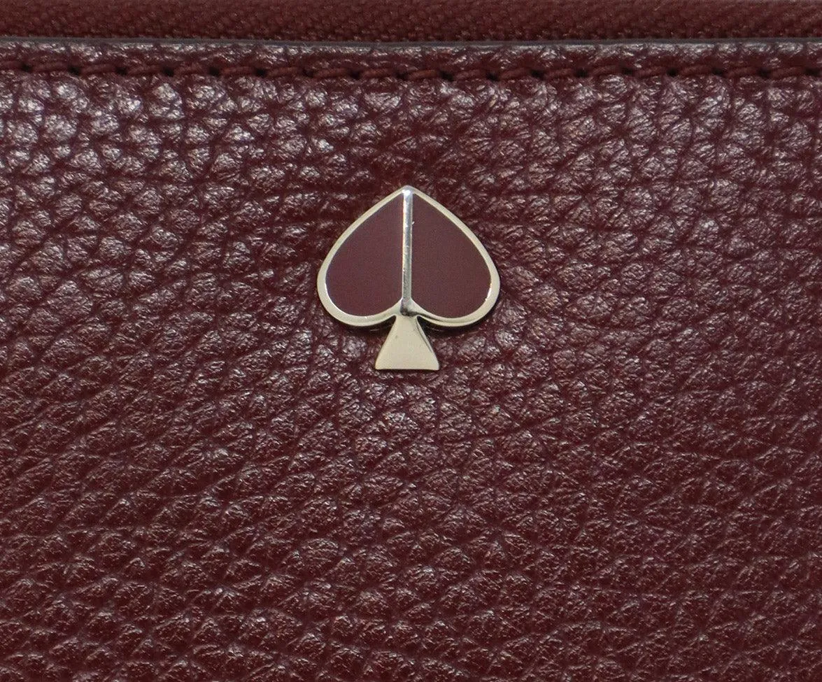 Kate Spade Burgundy Leather Wallet