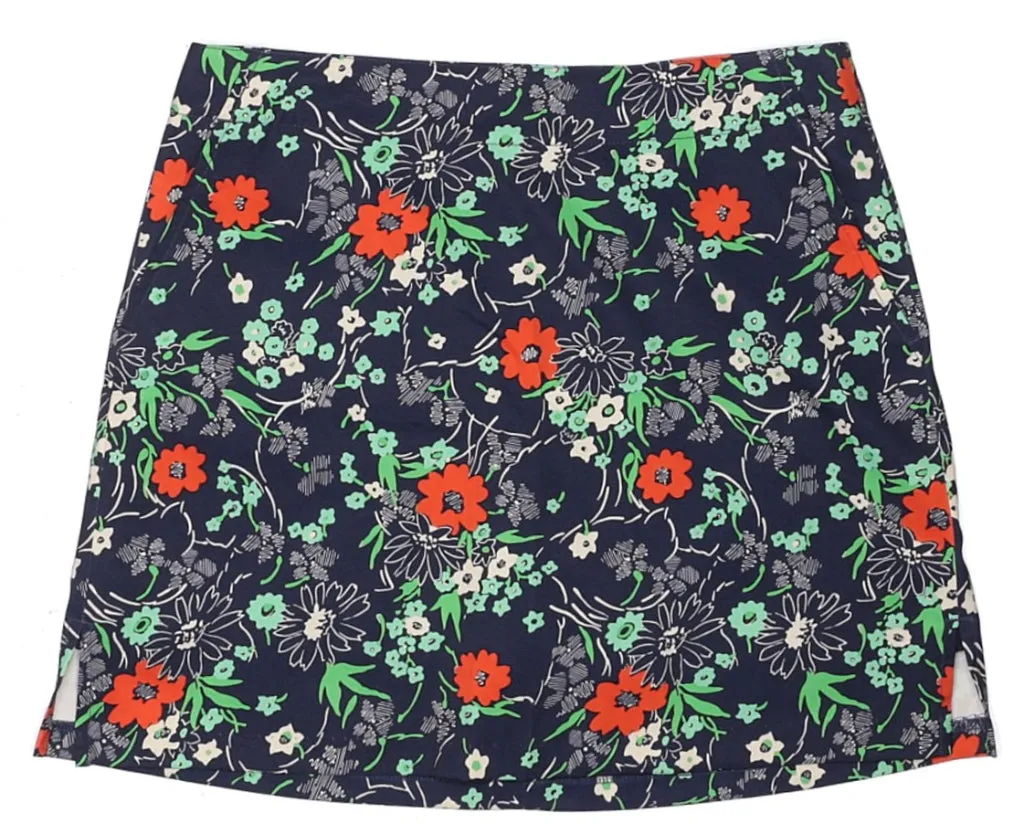 Lady Hagen Navy Floral Skort Size 12