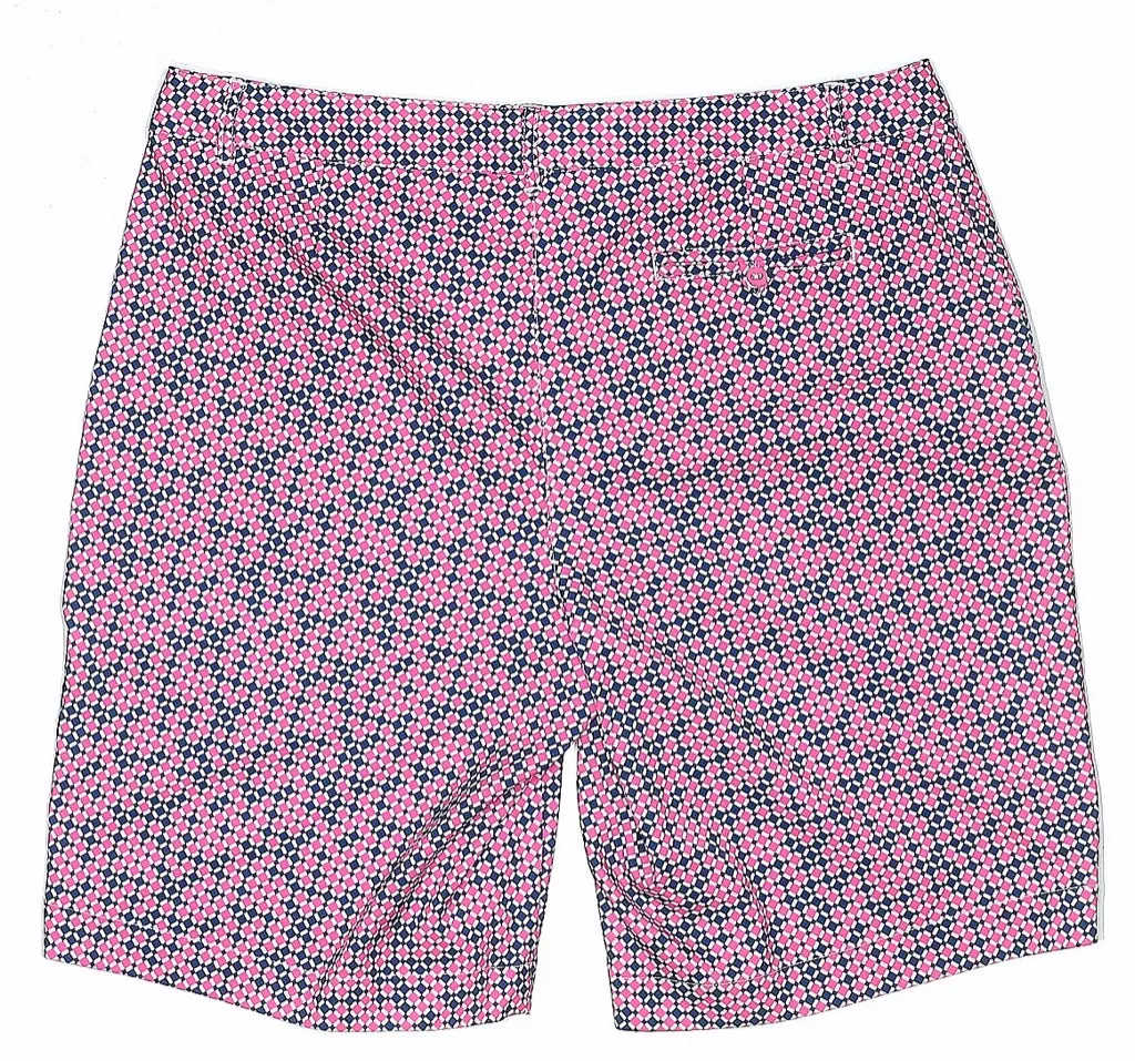 Lady Hagen Pink Blue & White Checked Shorts Size 12 MSP$55