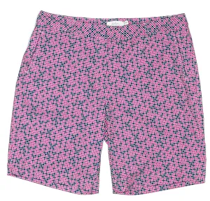 Lady Hagen Pink Blue & White Checked Shorts Size 12 MSP$55