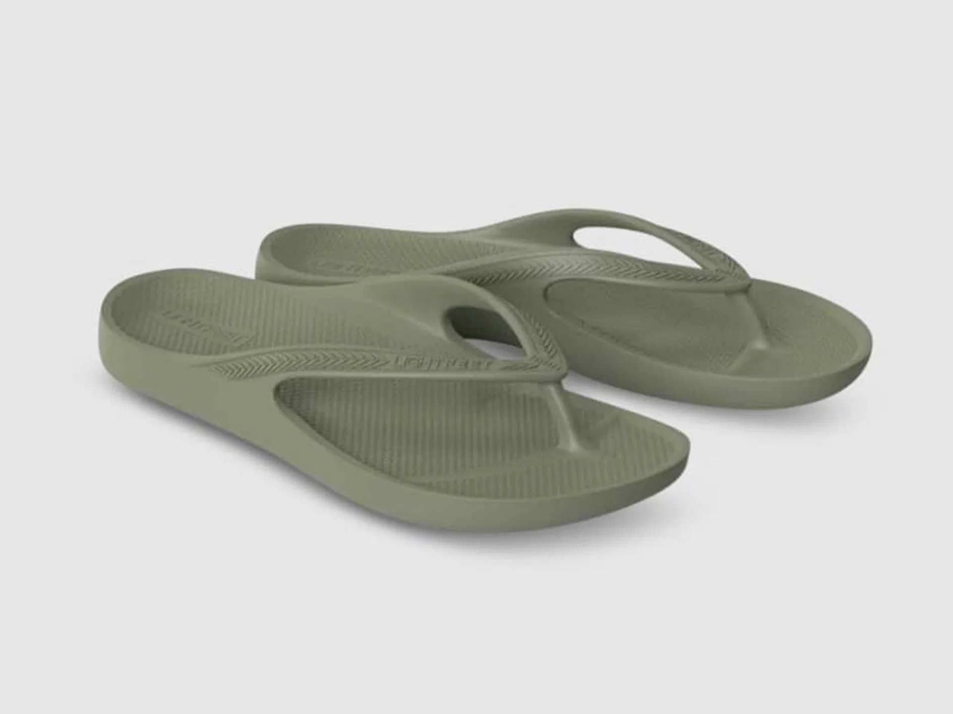 Lightfeet Revive Unisex Thongs Khaki