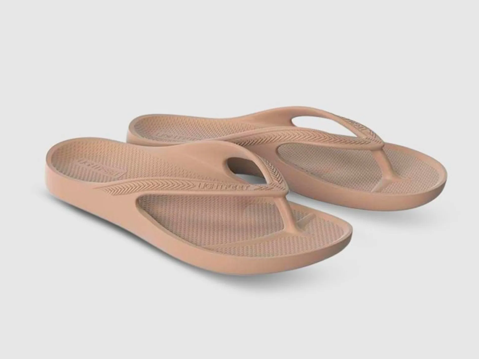 Lightfeet Revive Unisex Thongs Latte