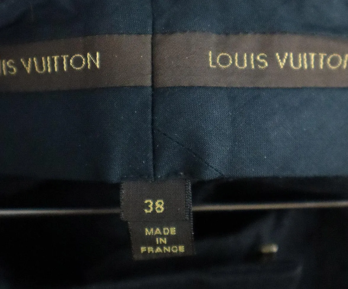 Louis Vuitton Black Wool Pants sz 4