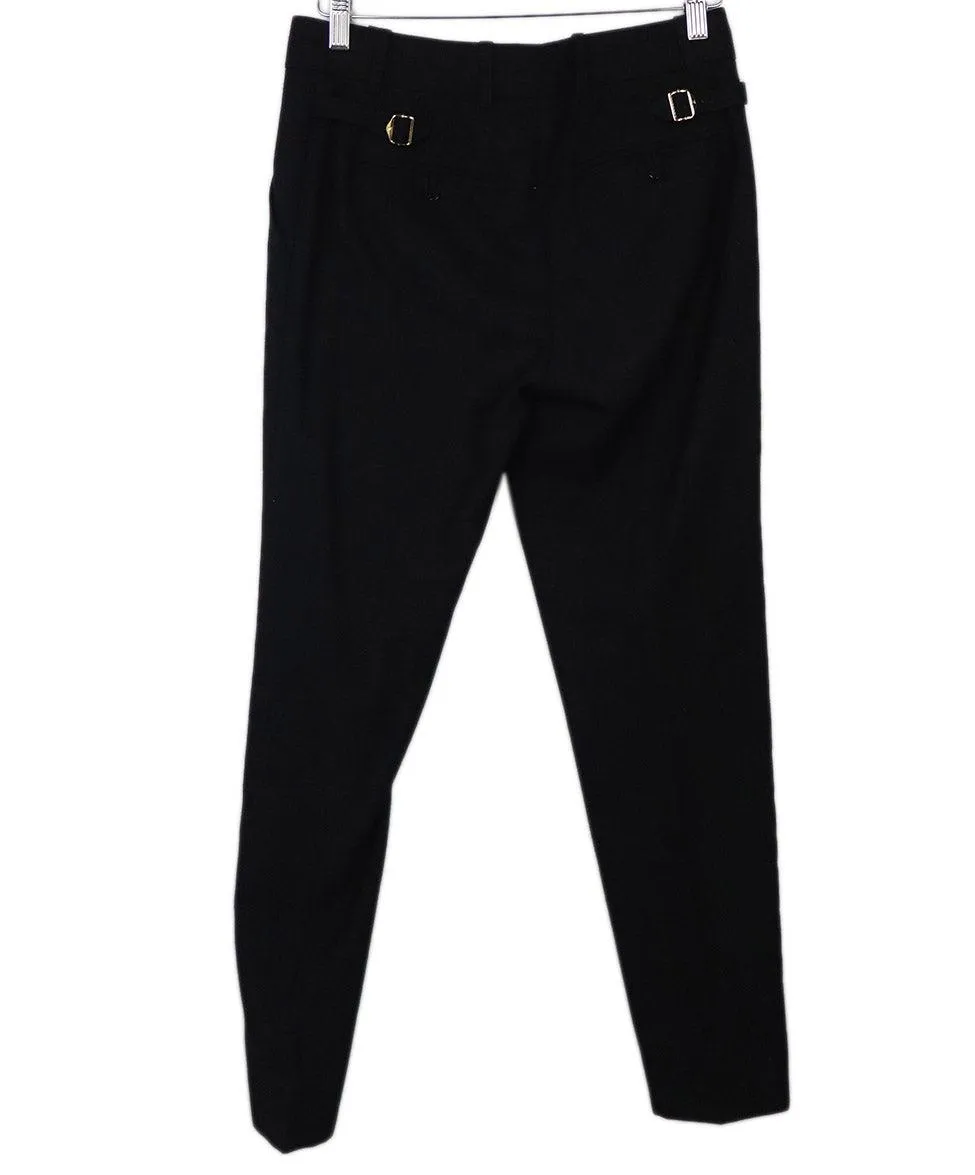 Louis Vuitton Black Wool Pants sz 4
