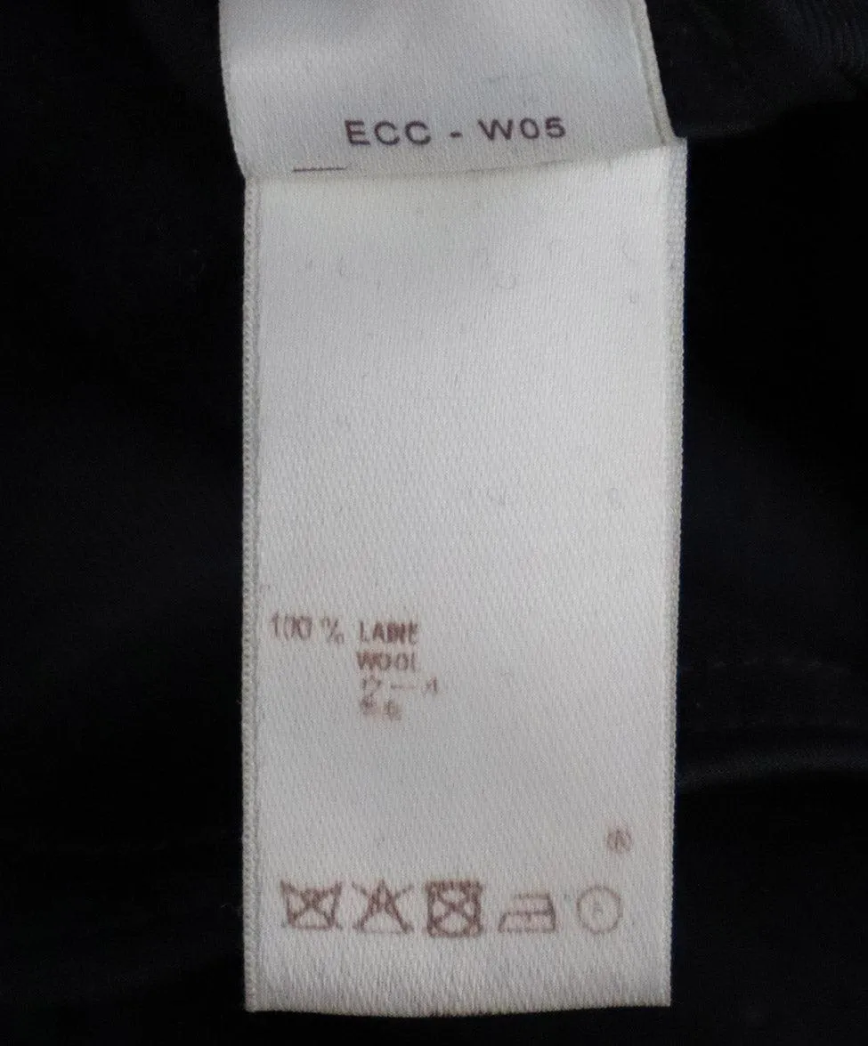 Louis Vuitton Black Wool Pants sz 4