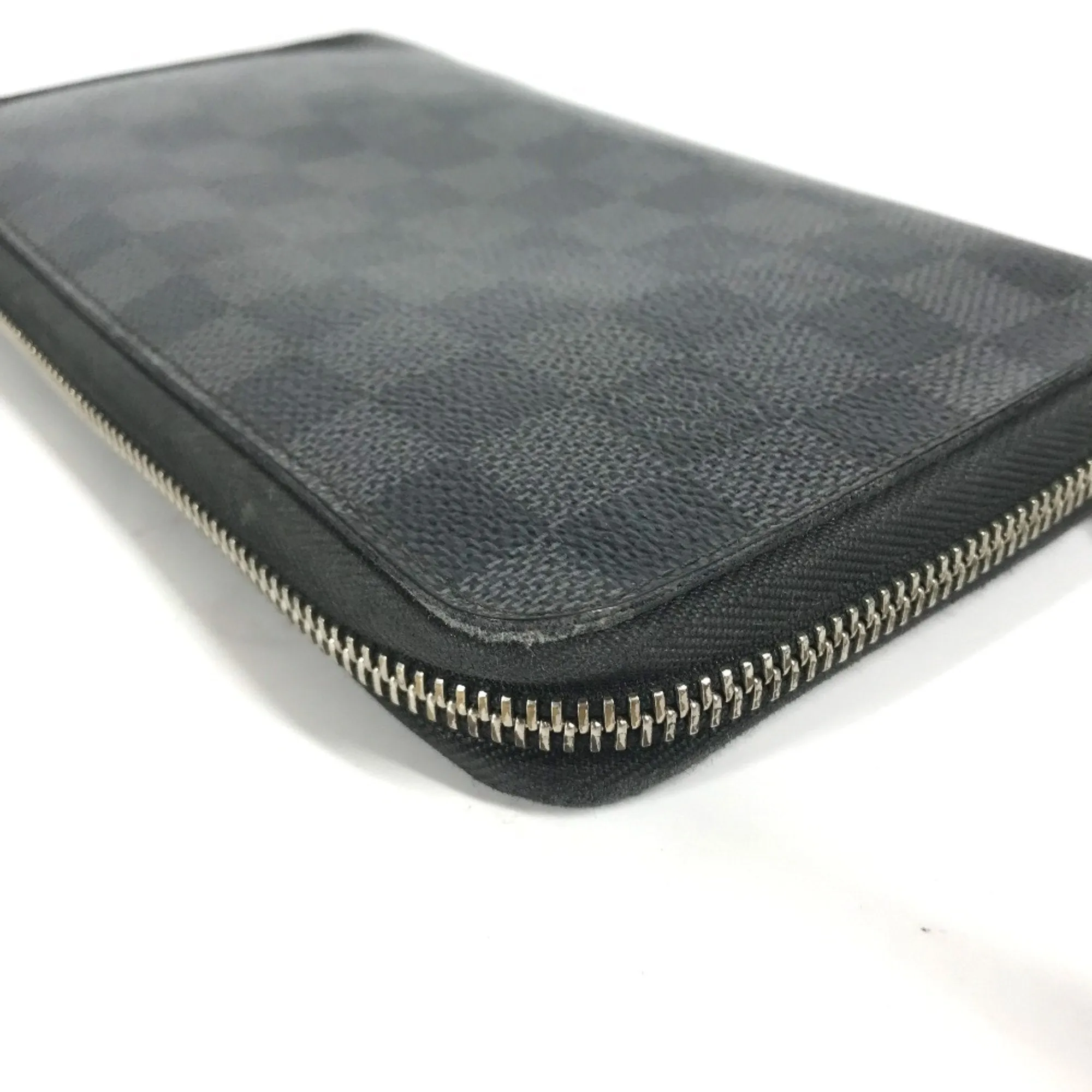 Louis Vuitton Damier Canvas Damier Graphite Long Wallet (Bi-Fold) (Pre-Owned)