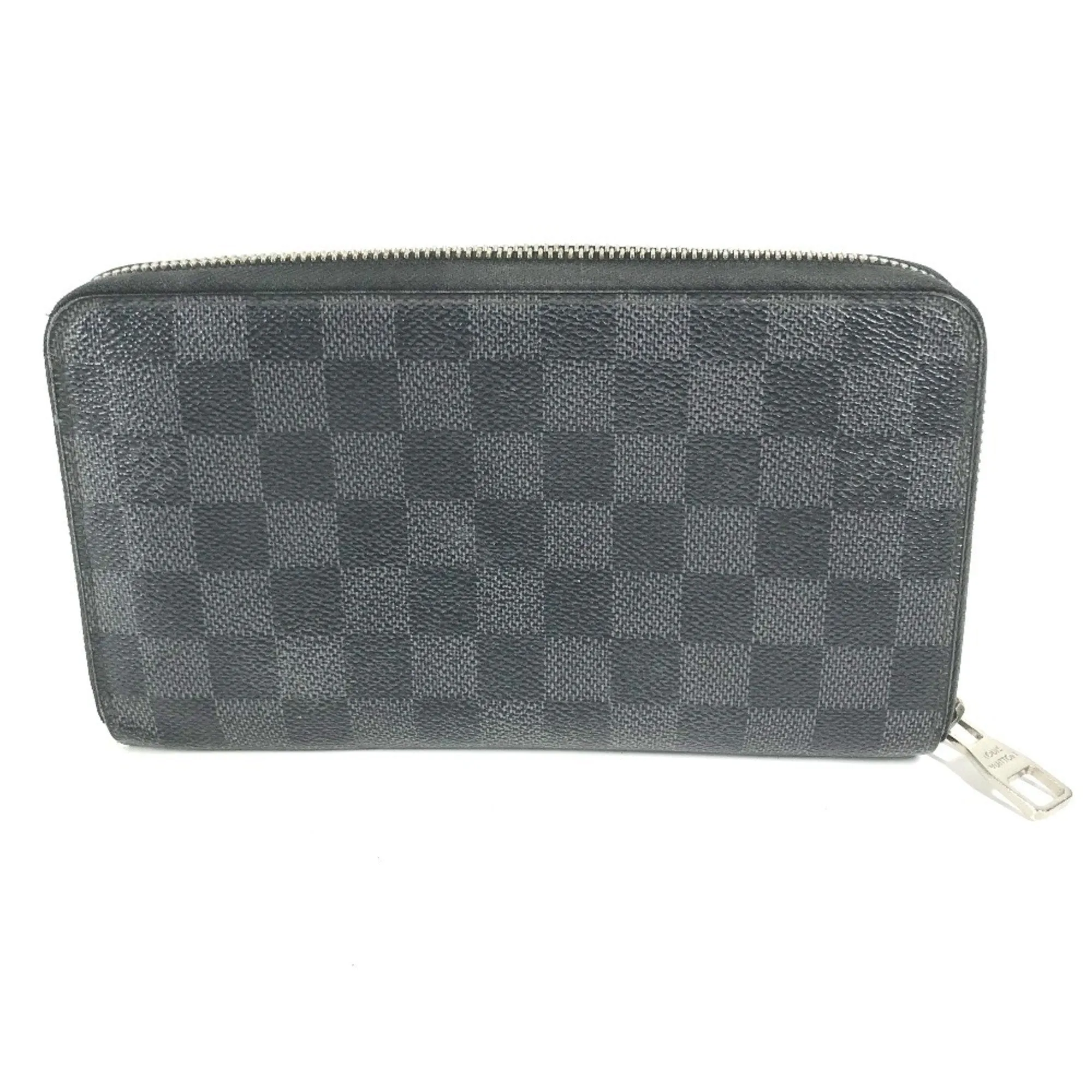 Louis Vuitton Damier Canvas Damier Graphite Long Wallet (Bi-Fold) (Pre-Owned)