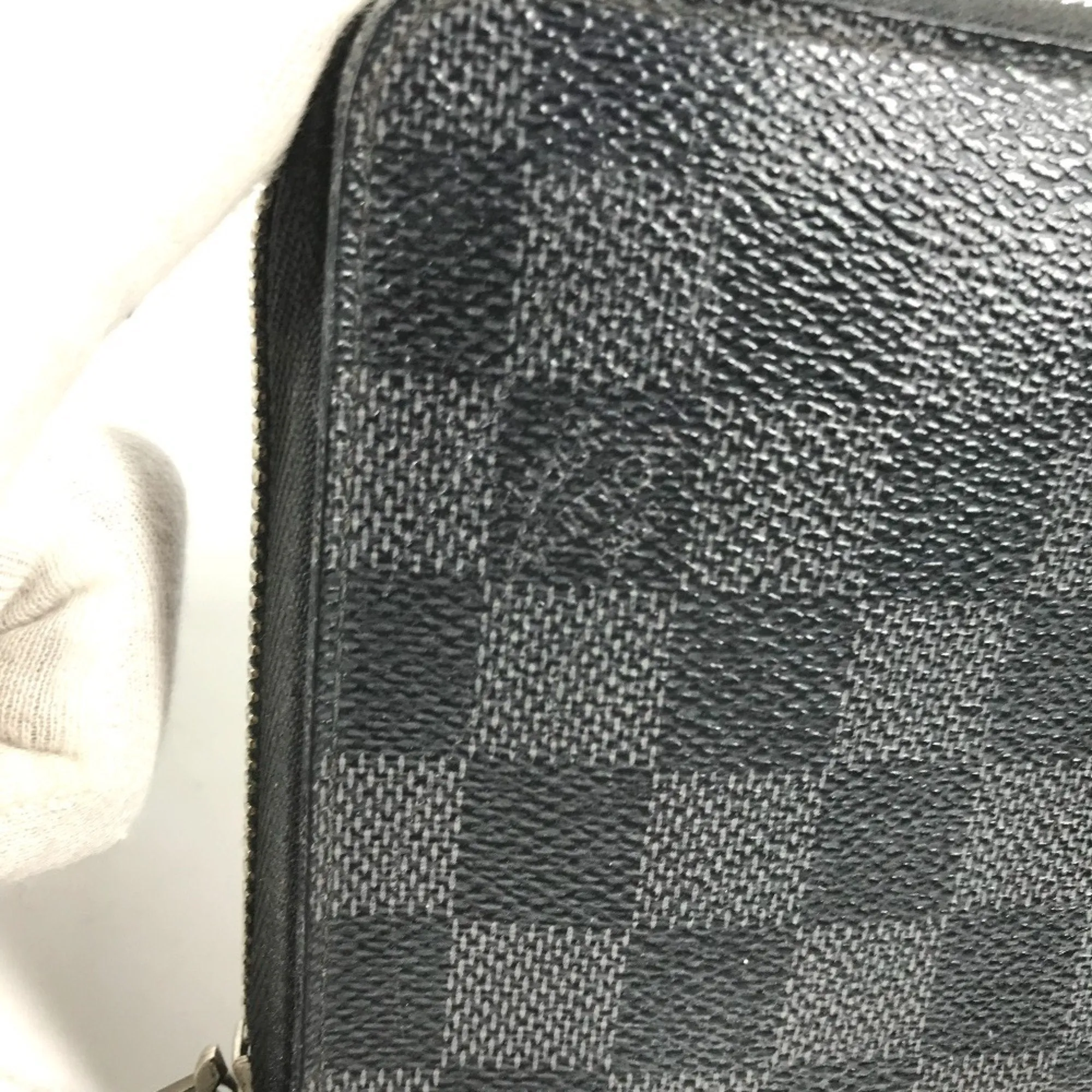 Louis Vuitton Damier Canvas Damier Graphite Long Wallet (Bi-Fold) (Pre-Owned)