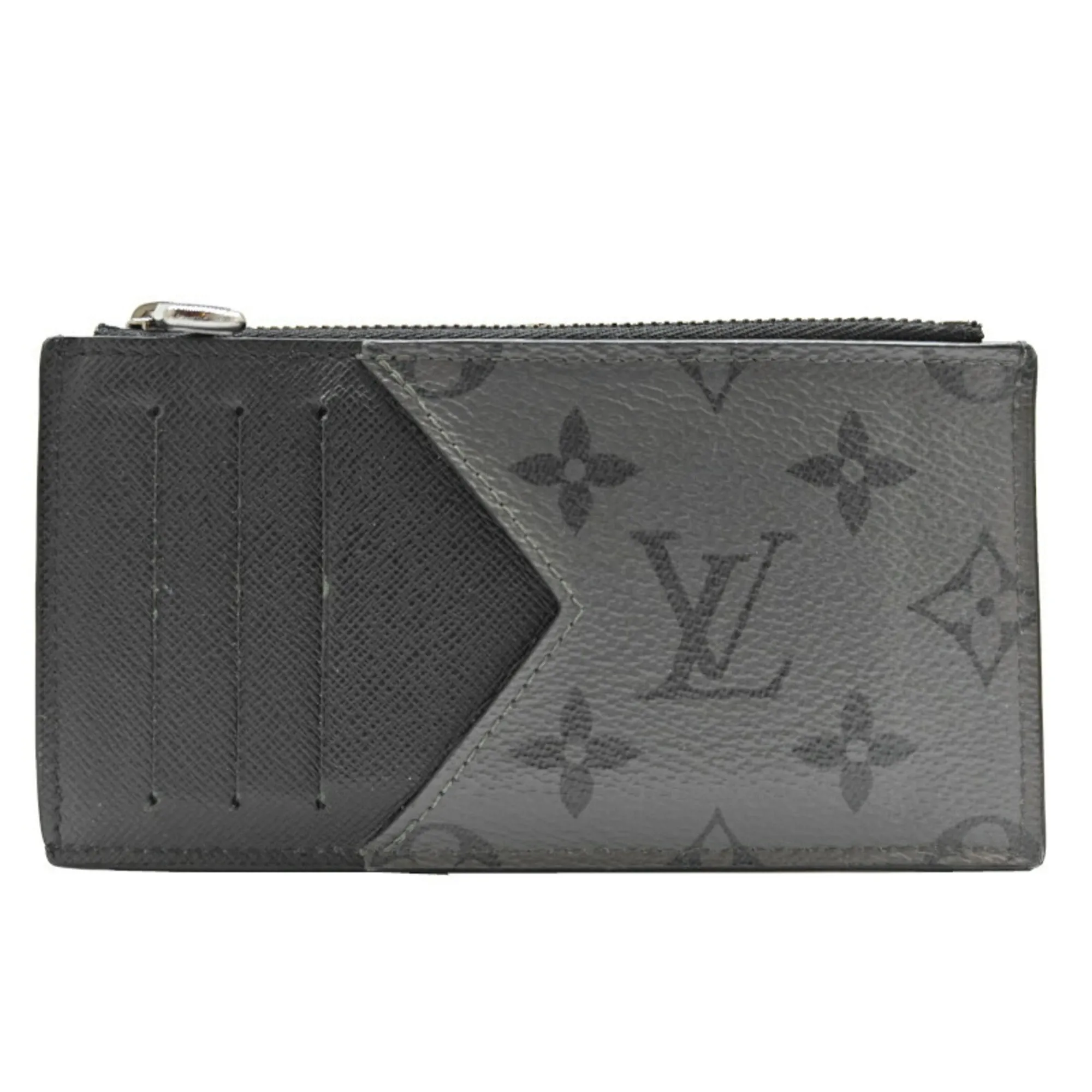 Louis Vuitton  Monogram Eclipse Coin Purse/Coin Case (Pre-Owned)