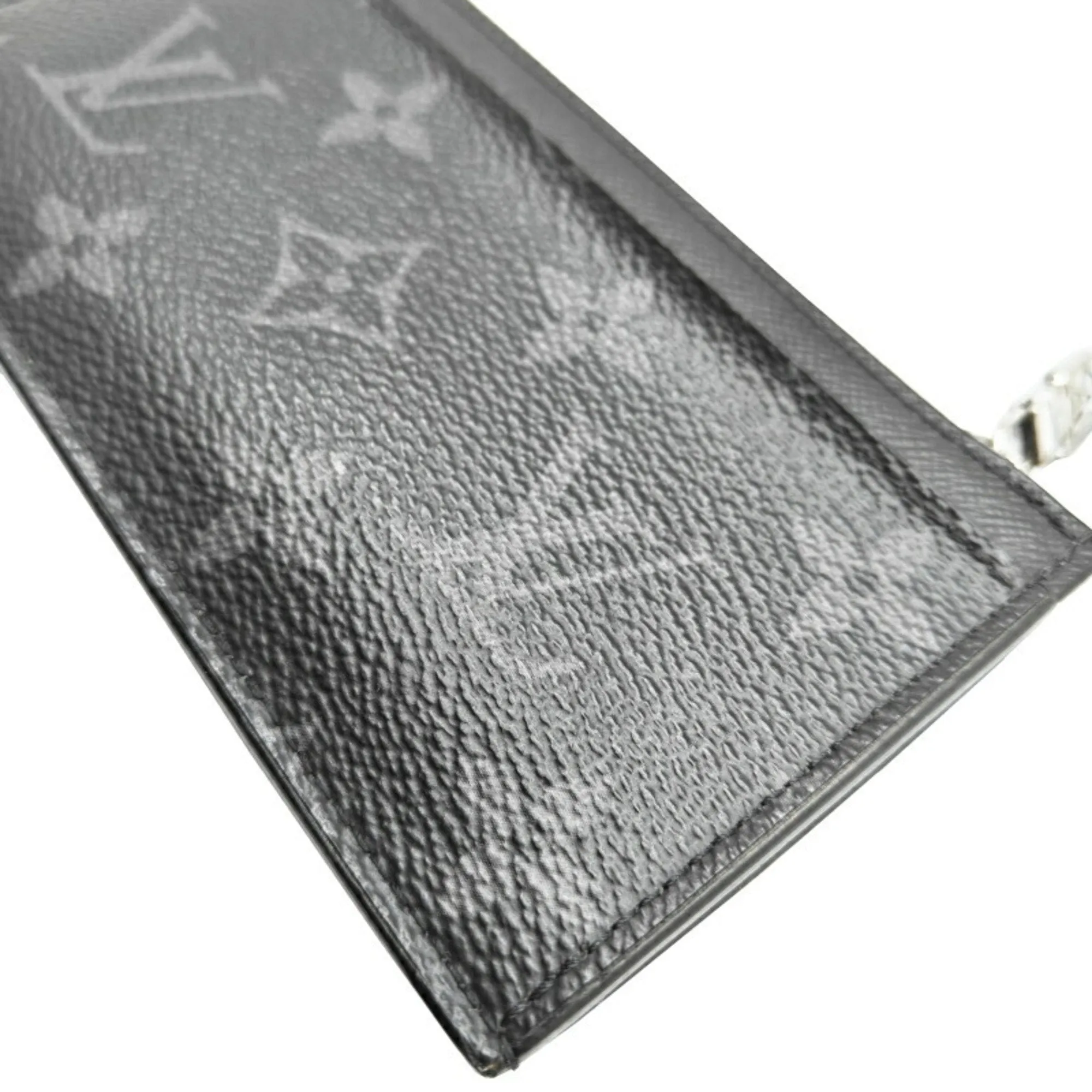 Louis Vuitton  Monogram Eclipse Coin Purse/Coin Case (Pre-Owned)