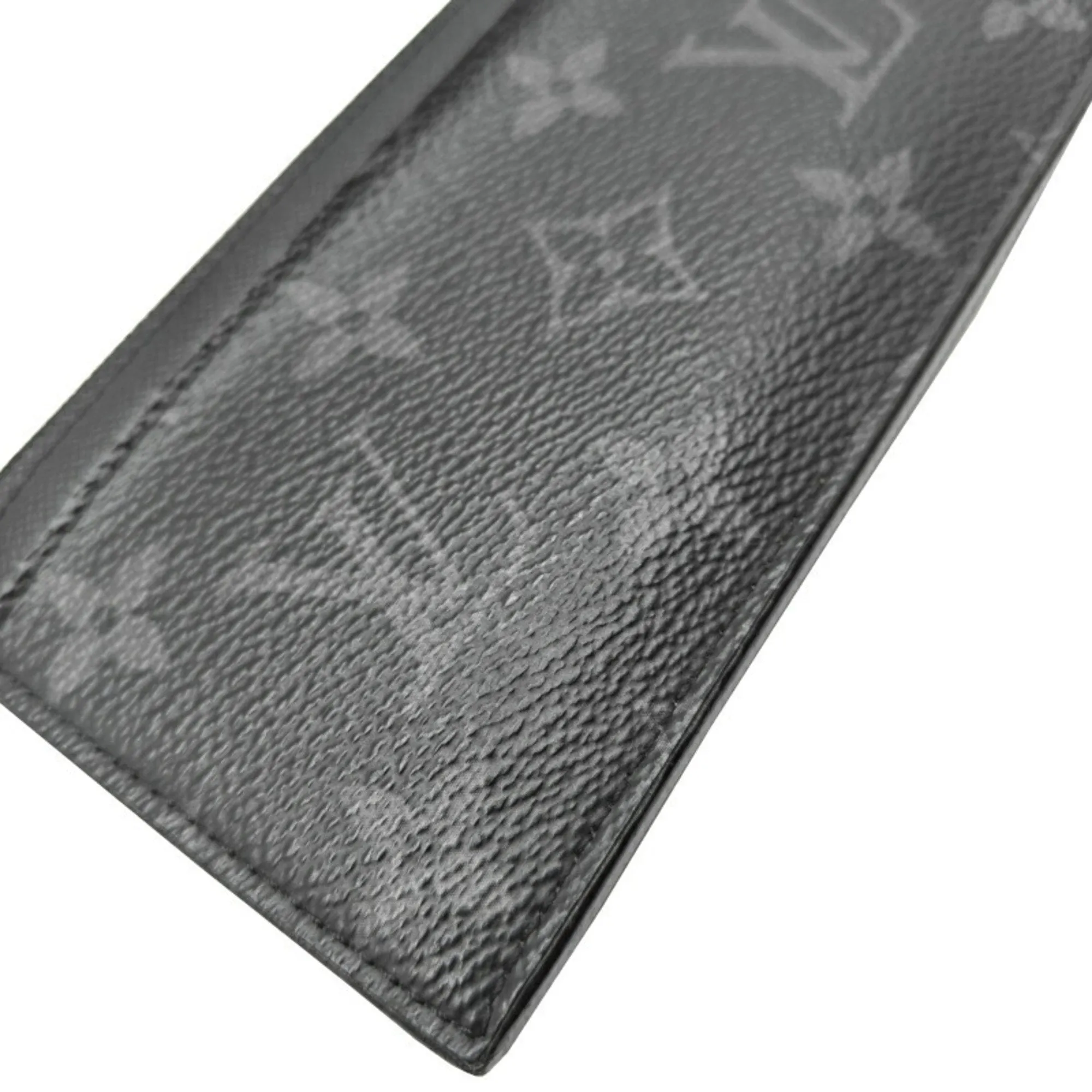 Louis Vuitton  Monogram Eclipse Coin Purse/Coin Case (Pre-Owned)