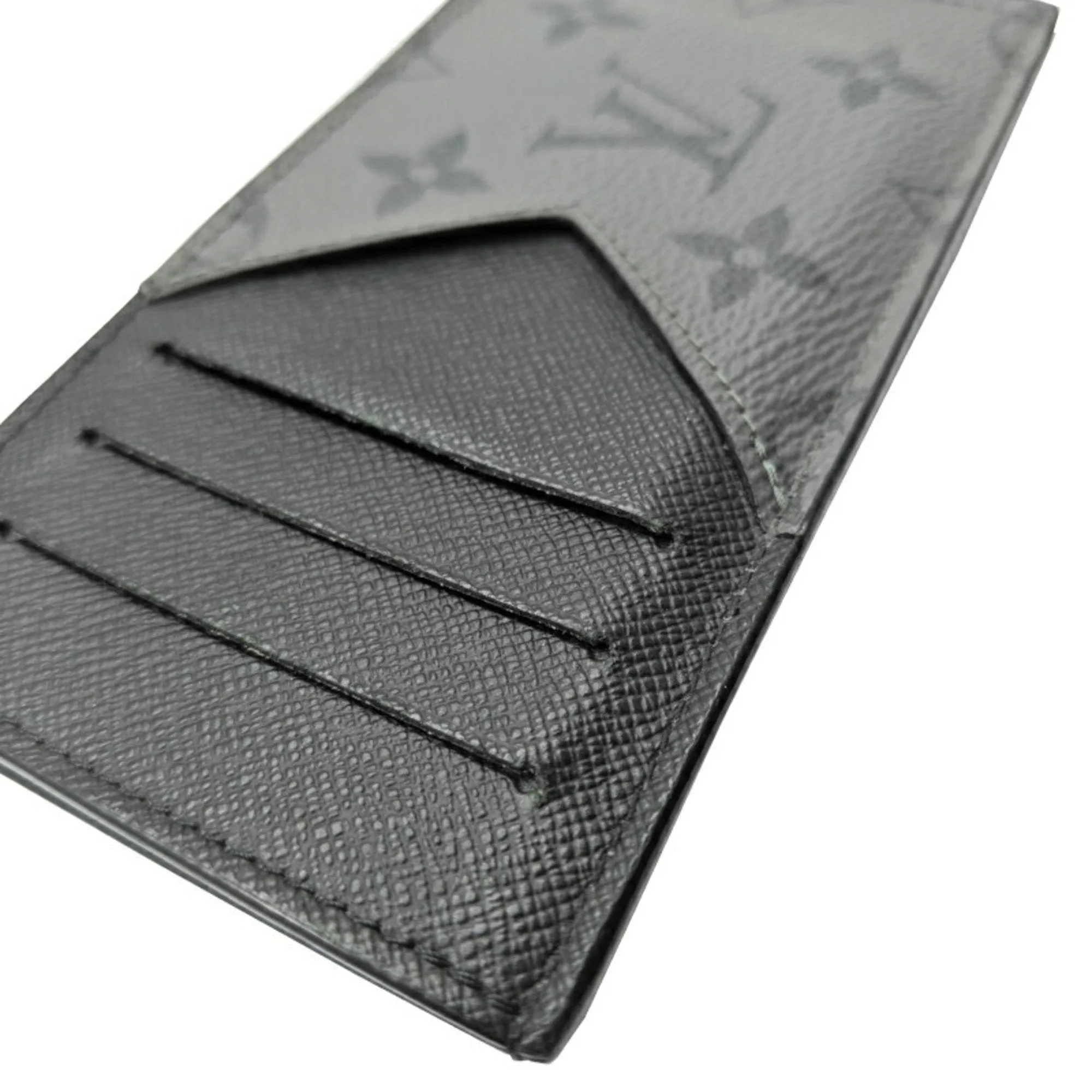 Louis Vuitton  Monogram Eclipse Coin Purse/Coin Case (Pre-Owned)