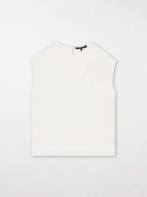 Luisa Cerano Techno Silk Top Milk