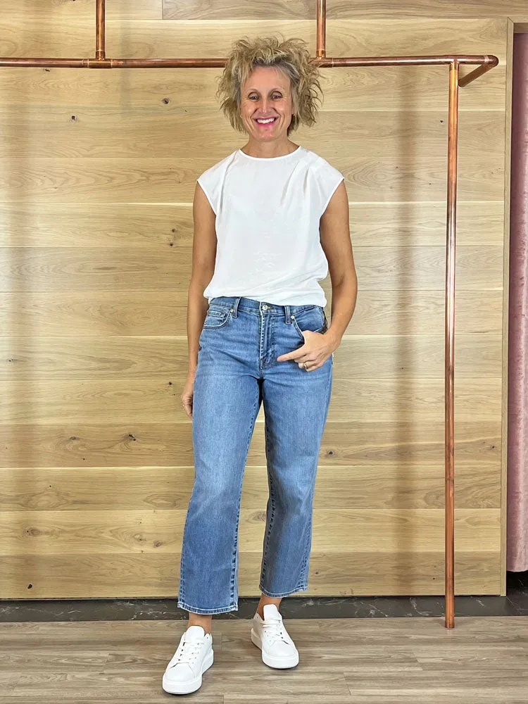 Luisa Cerano Techno Silk Top Milk