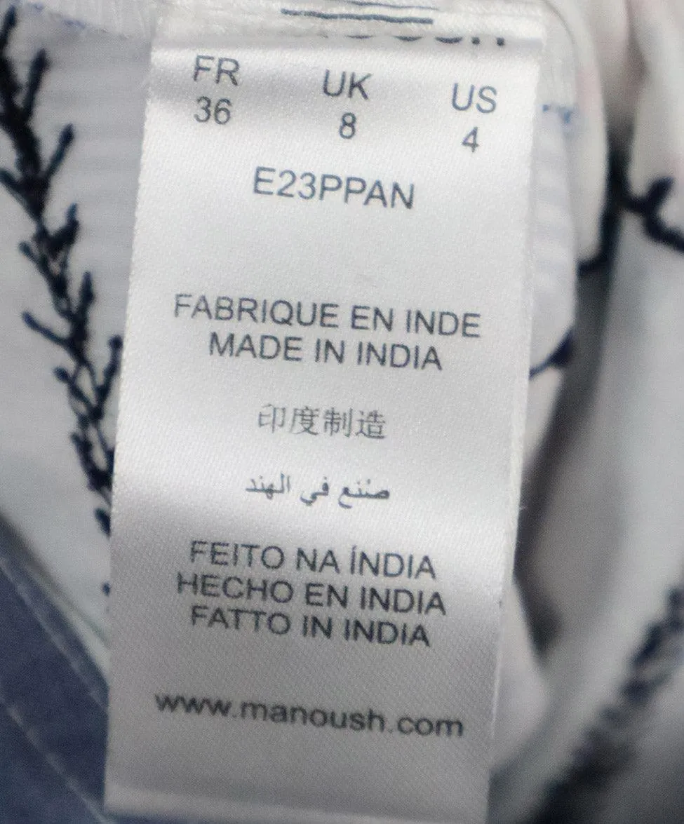 Manoush Blue & Pink Patchwork Pants sz 4