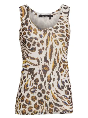 Marc Aurel Vest Top Animal Print