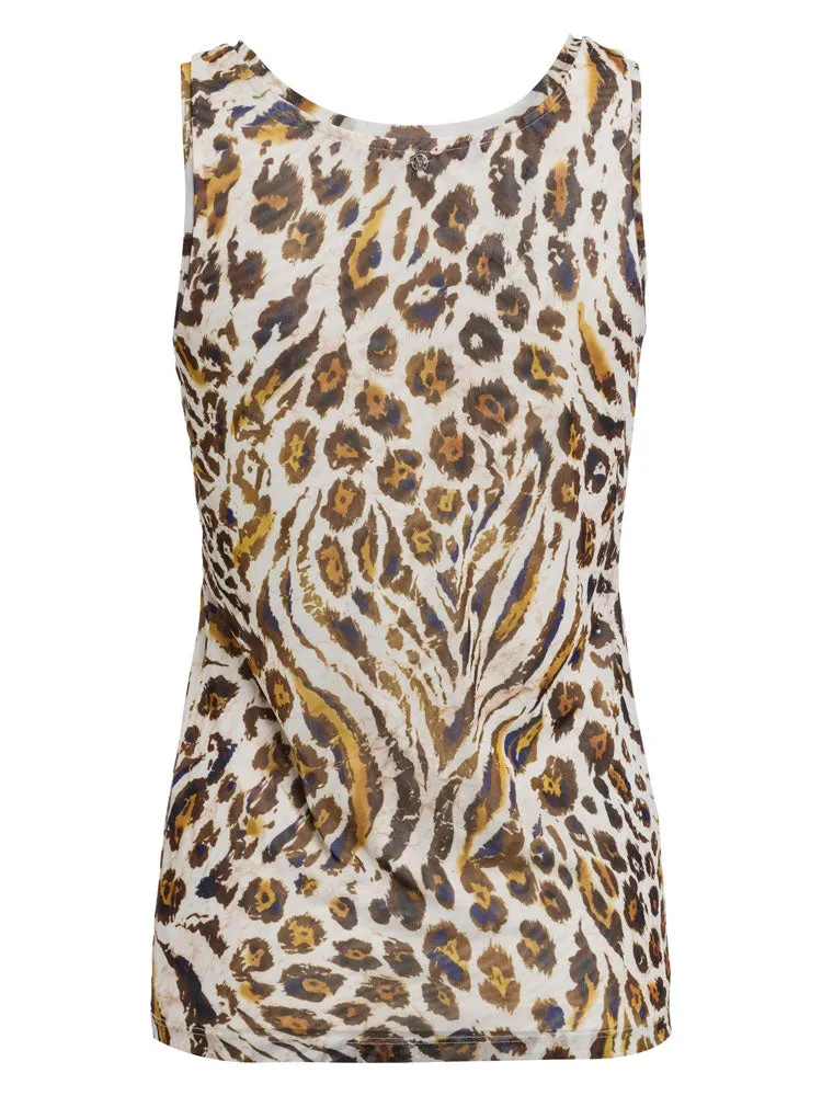 Marc Aurel Vest Top Animal Print