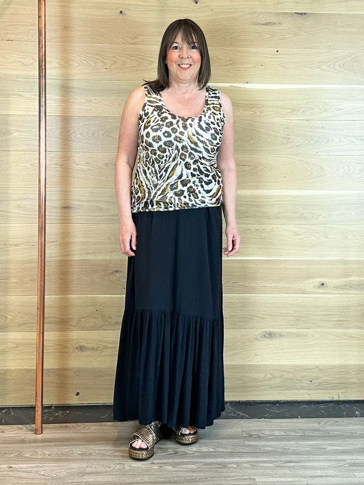 Marc Aurel Vest Top Animal Print