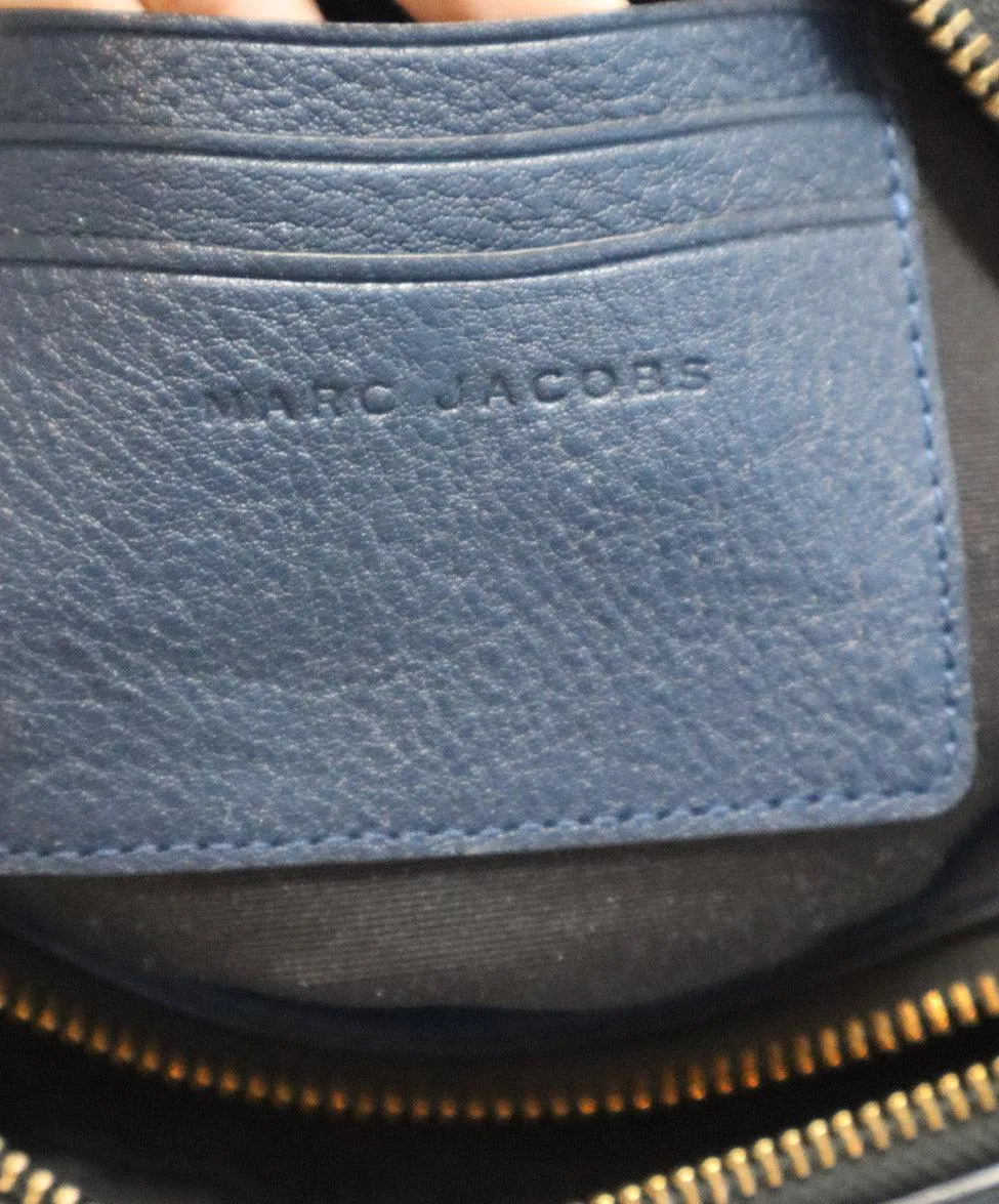 Marc Jacobs Navy Leather Crossbody Bag