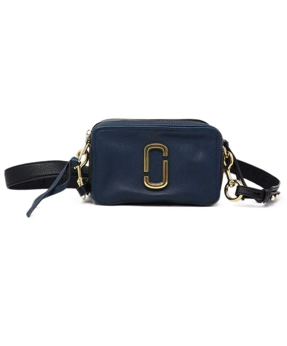 Marc Jacobs Navy Leather Crossbody Bag