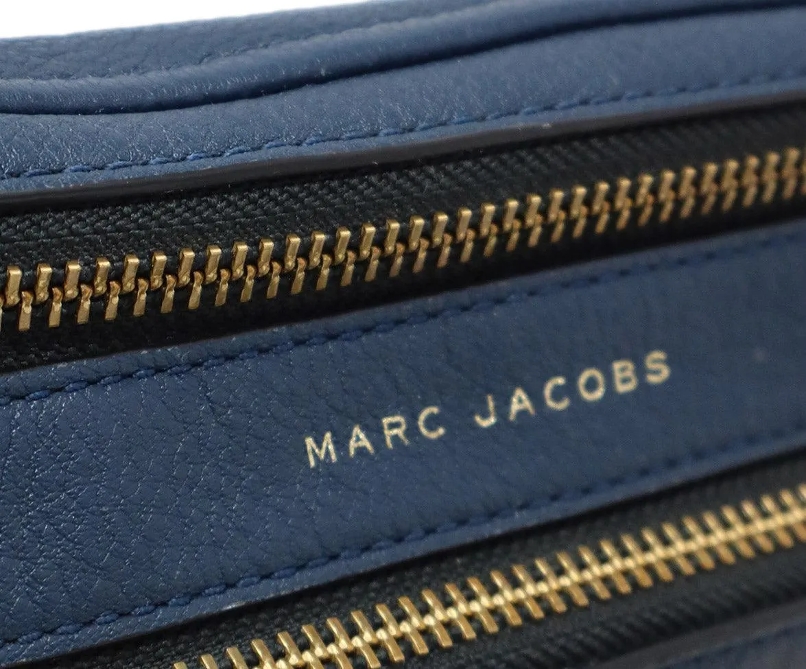 Marc Jacobs Navy Leather Crossbody Bag