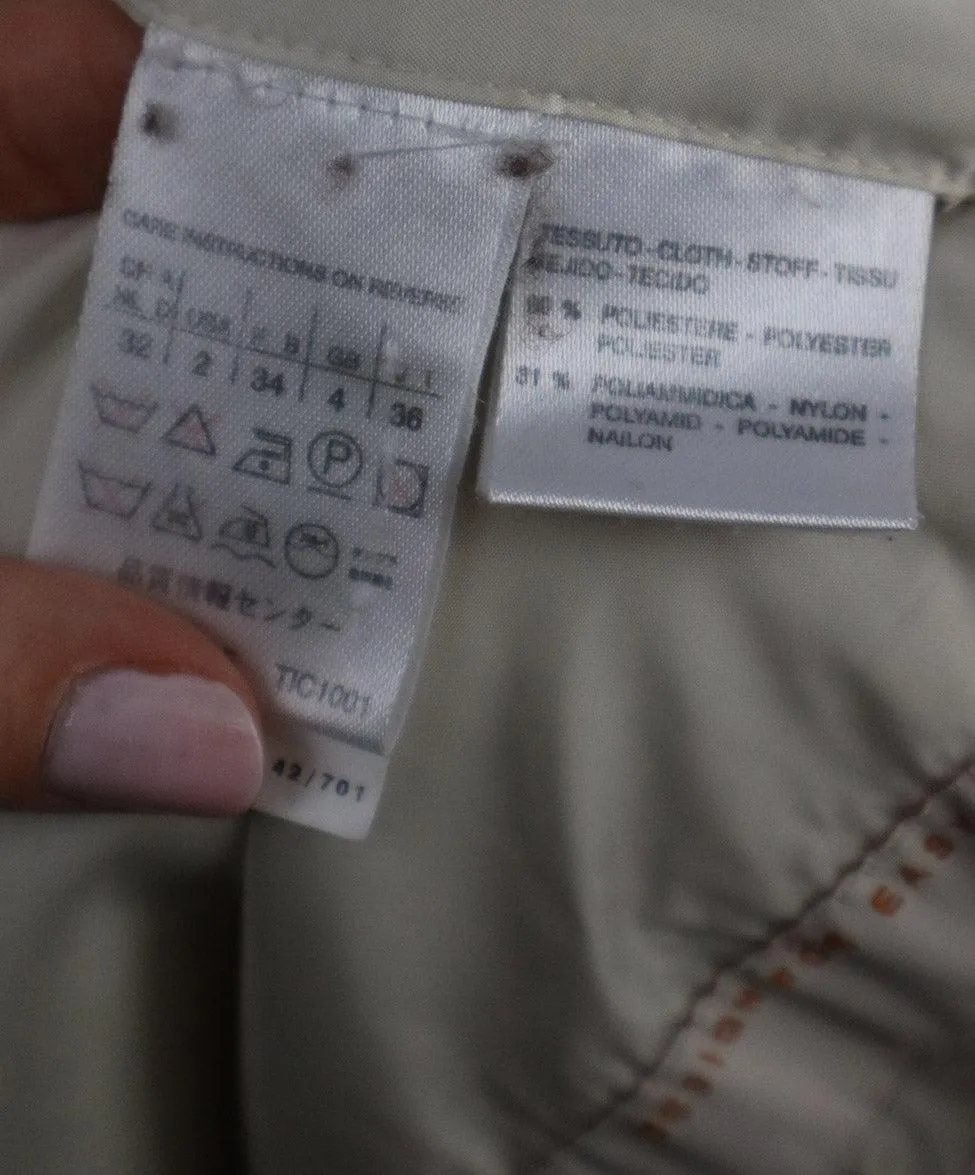 Max Mara Beige Nylon Vest sz 4