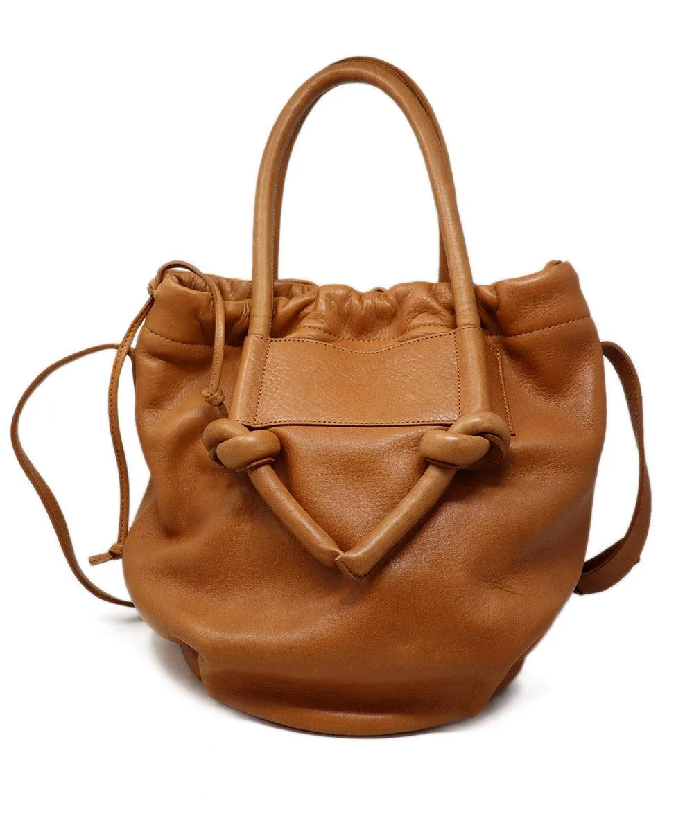 Mecha Mendez Tan Leather Tote