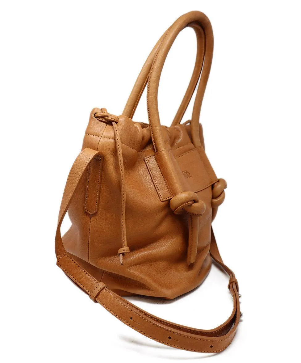 Mecha Mendez Tan Leather Tote