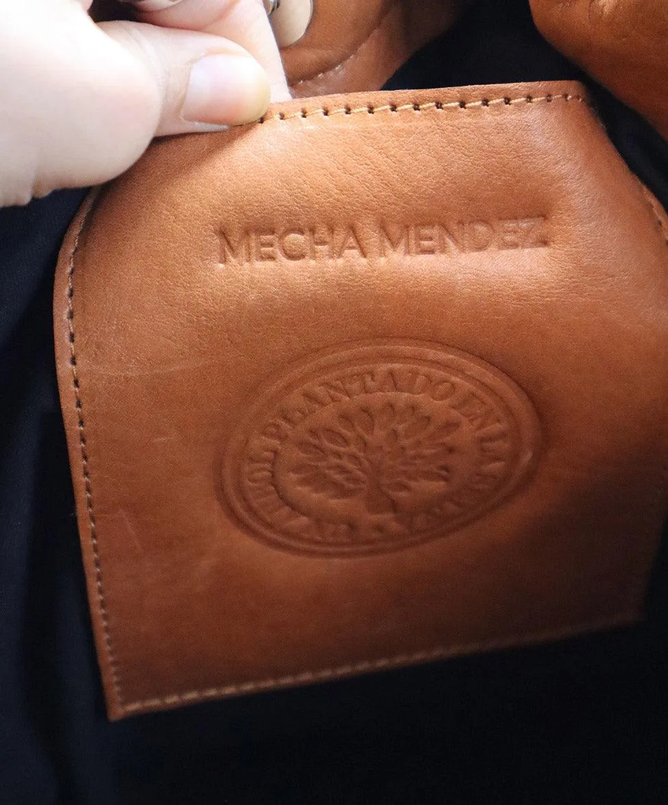 Mecha Mendez Tan Leather Tote