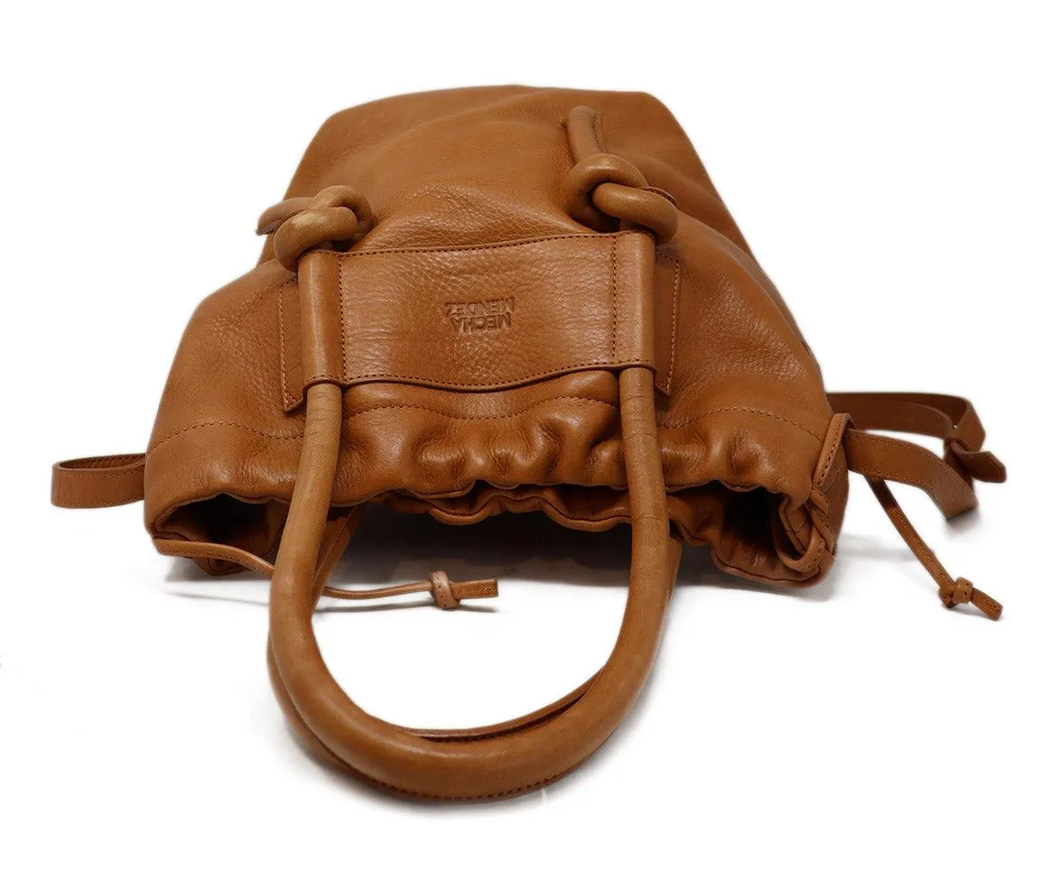 Mecha Mendez Tan Leather Tote