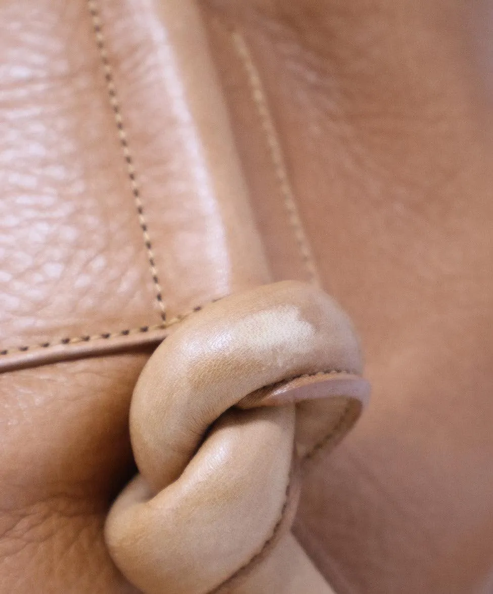 Mecha Mendez Tan Leather Tote