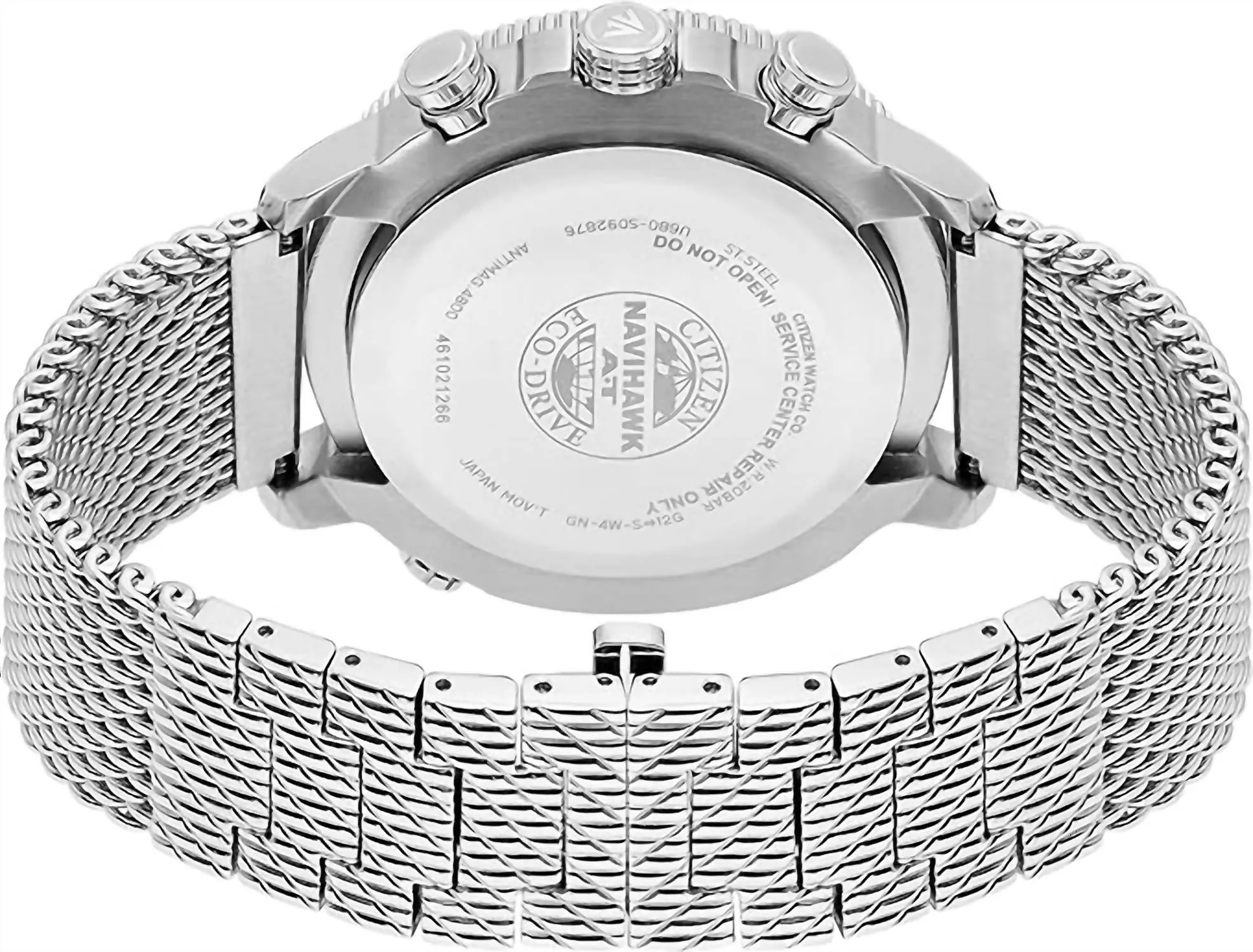 Men's Eco-Drive Atomic Timekeeping Pilot In Stainless