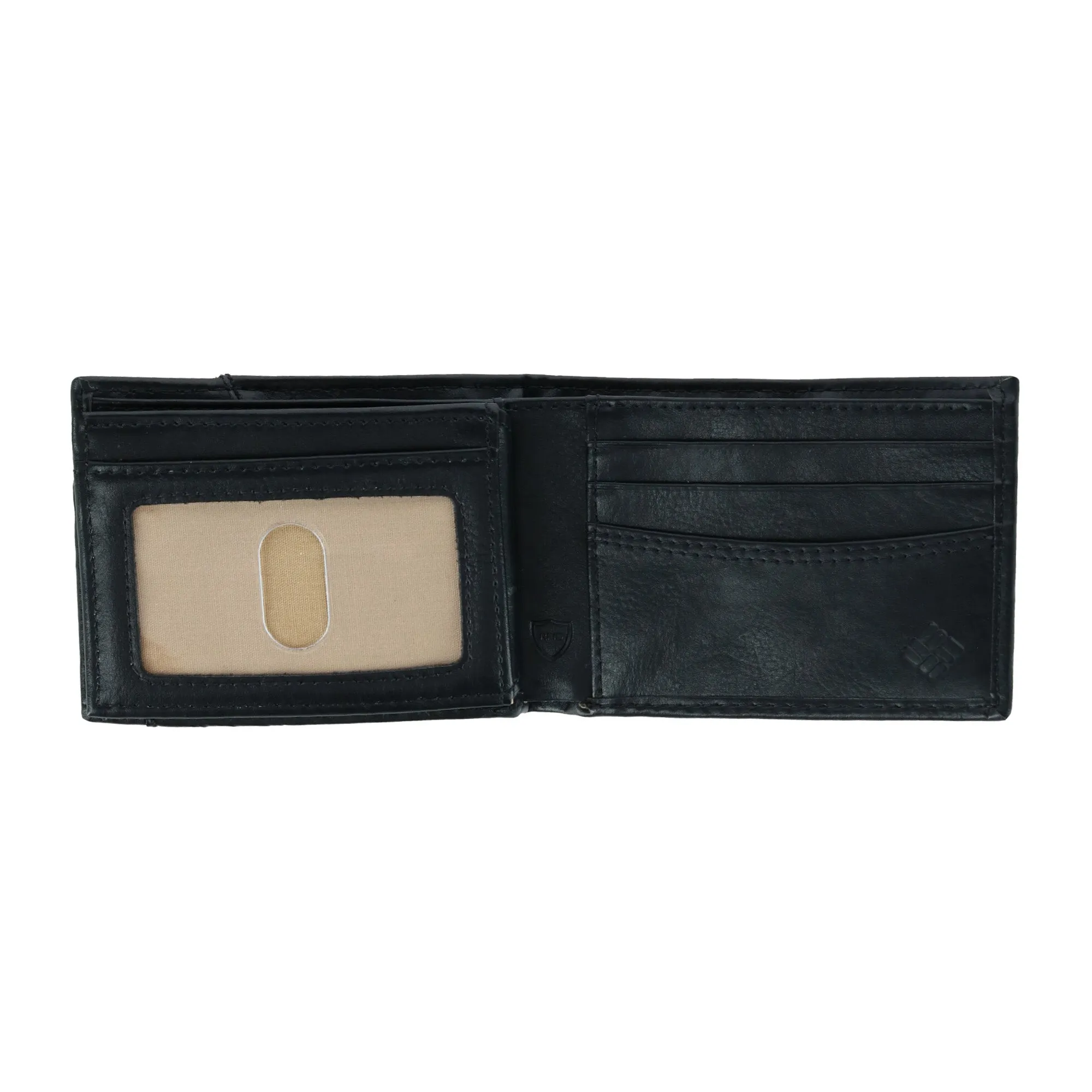 Men's Leather RFID Bifold Wallet with Exterior Pocket