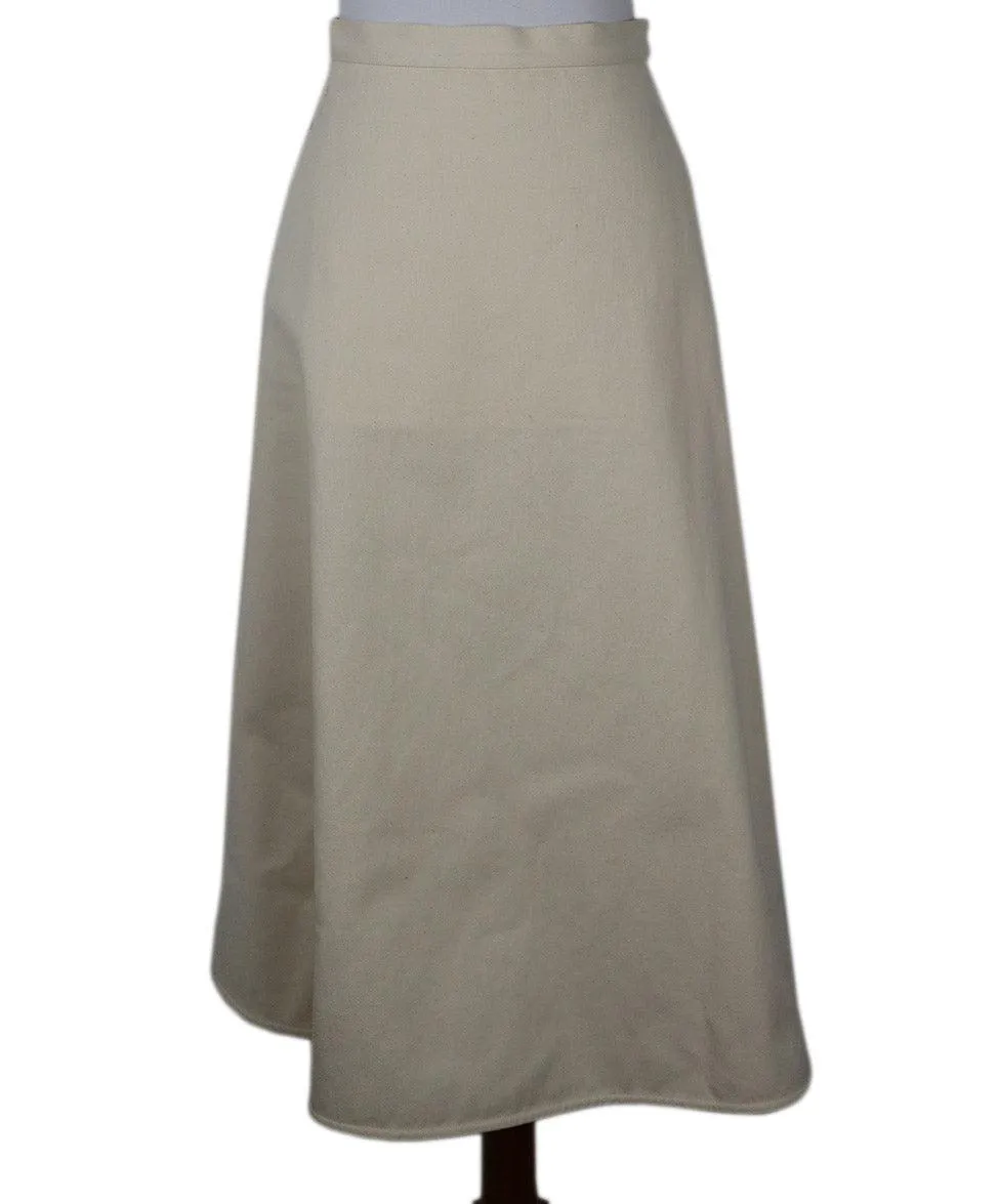 Moncler Beige Cotton Skirt sz 4