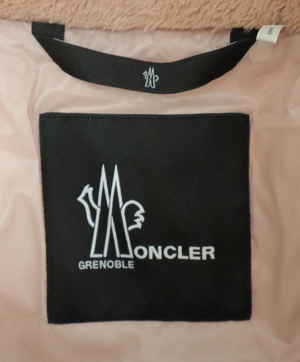 Moncler Pink Goose Down Coat sz 10
