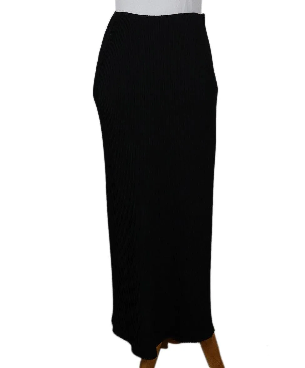 Mugler Vintage Black Pleated Skirt sz 4