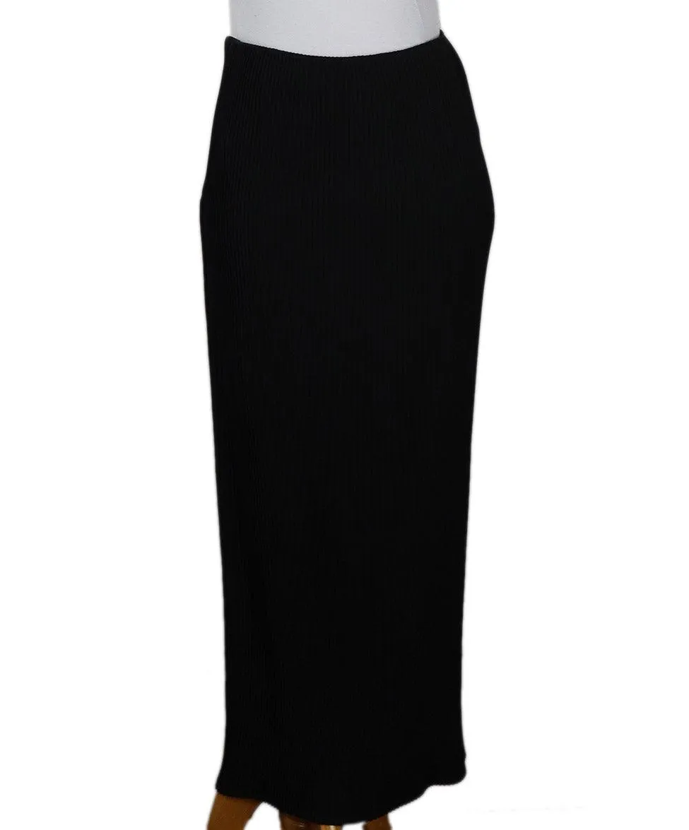 Mugler Vintage Black Pleated Skirt sz 4