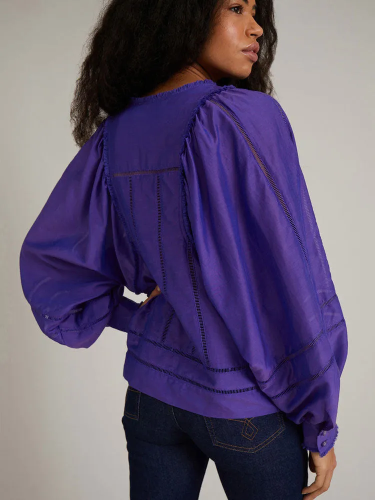 Munthe City Blouse Purple