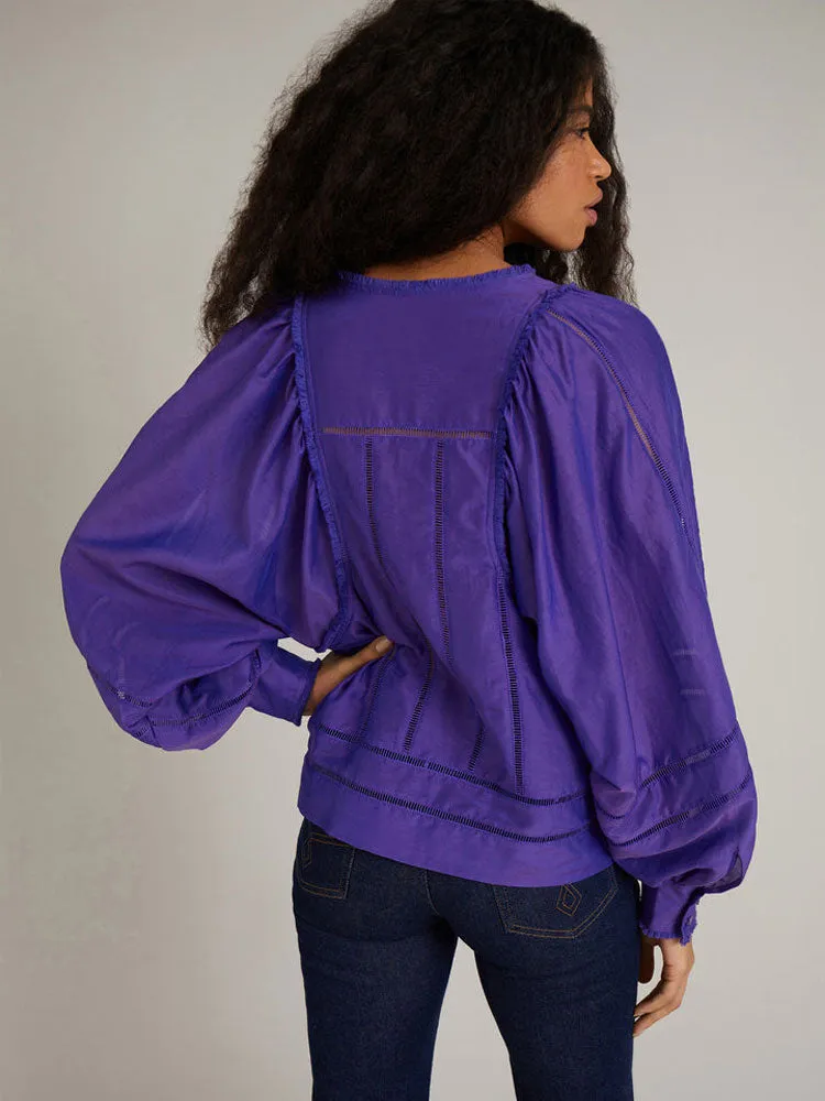 Munthe City Blouse Purple