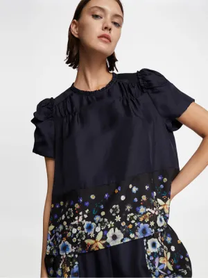 Munthe Fahsai Blouse Navy & Black