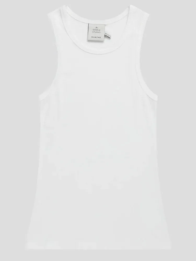 Munthe Peach Top White