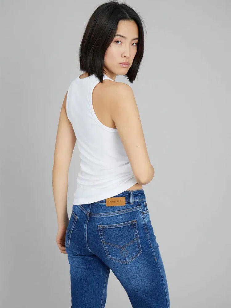 Munthe Peach Top White