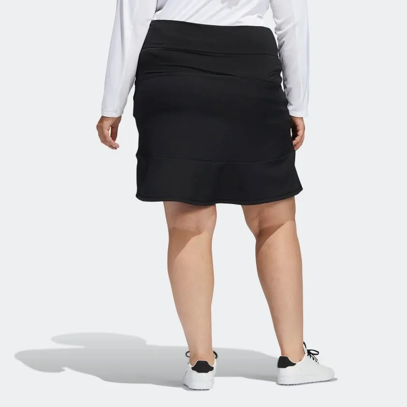 New Adidas Black Plus Size Frill Golf Skort MSP$75