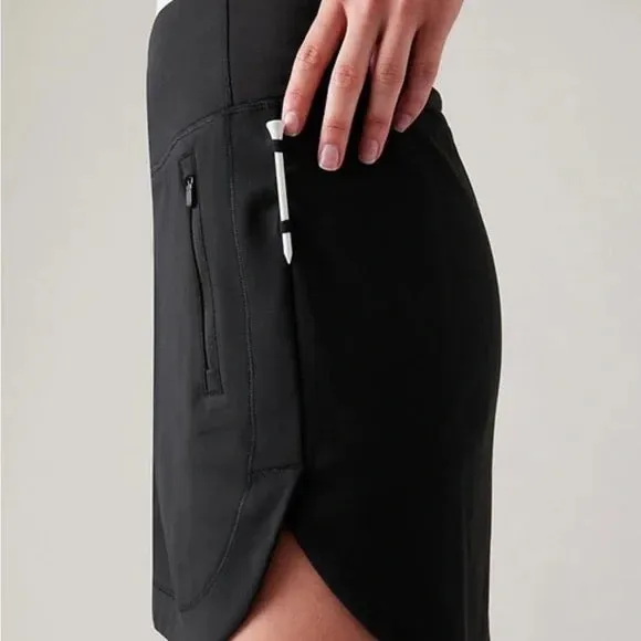New Athleta Black 16" Fairway Skort MSP$79
