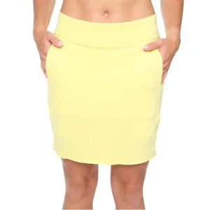 New Belyn Key Tiered Golf Skort - Lemon Size M MSP$112